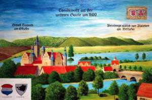 Landschaft an der unteren Saale um 1600